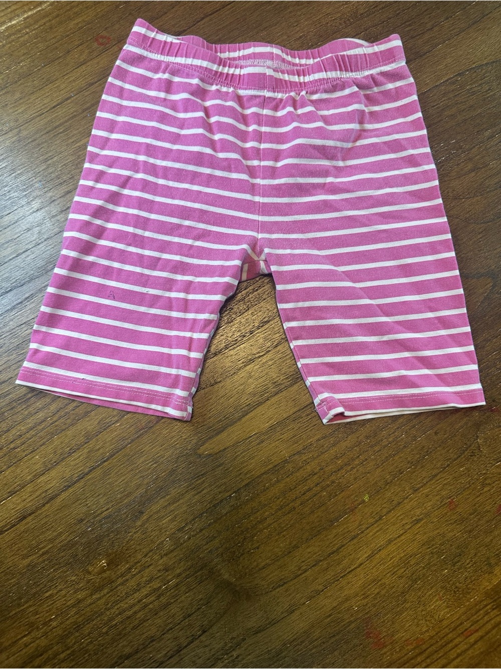 The Children's Place Pink and White Striped Girls Shorts